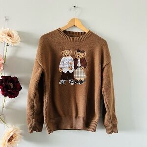 Teddy Graphic Crewneck Sweater